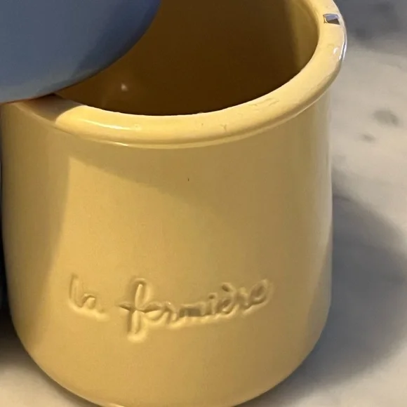 Set of (5) LA Fermièrepottery jar